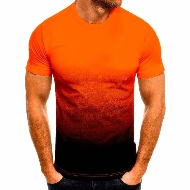 Gradient 3D Print T-Shirt