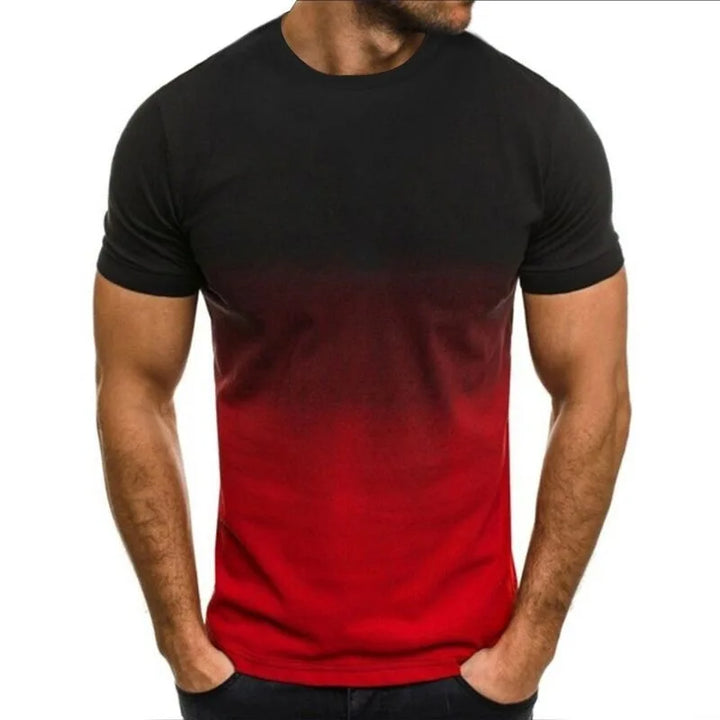 Gradient 3D Print T-Shirt