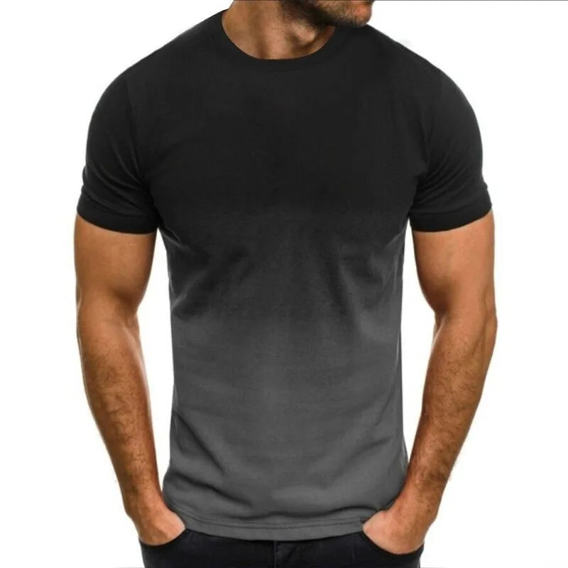 Gradient 3D Print T-Shirt