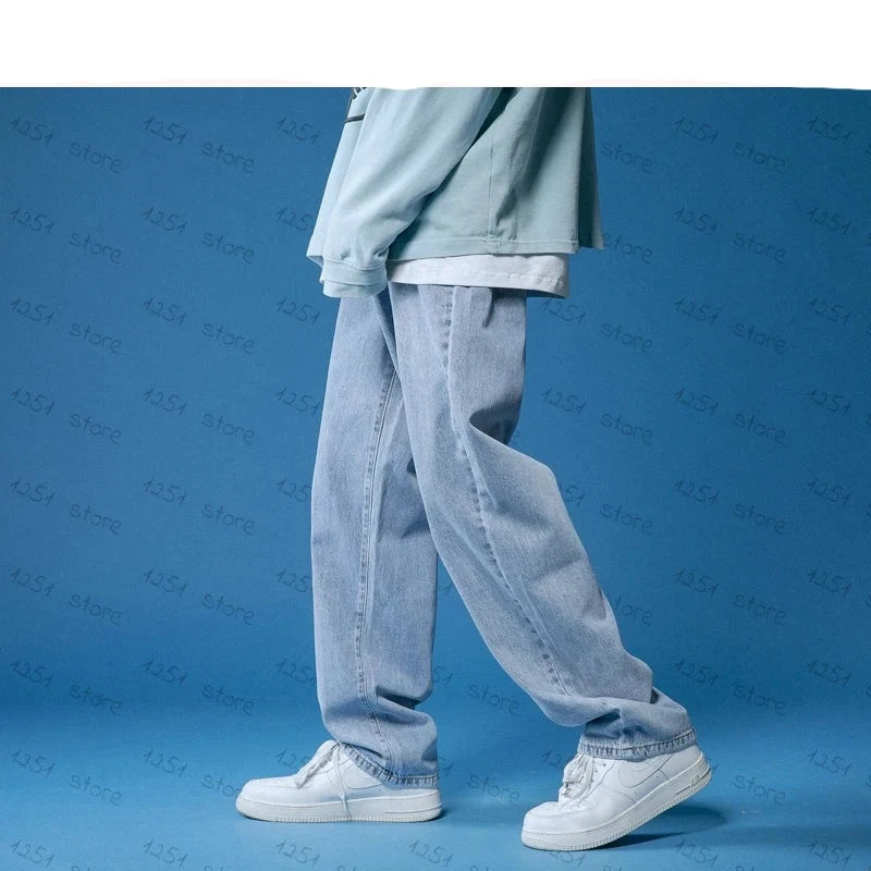 Streetwear Wide Leg Jeans Pants