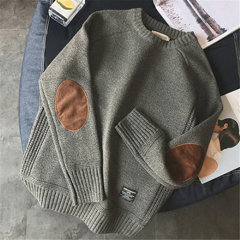 Patch Designs Knitted Sweater