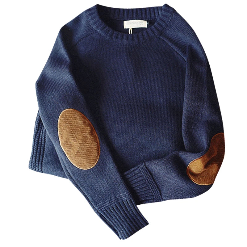 Patch Designs Knitted Sweater