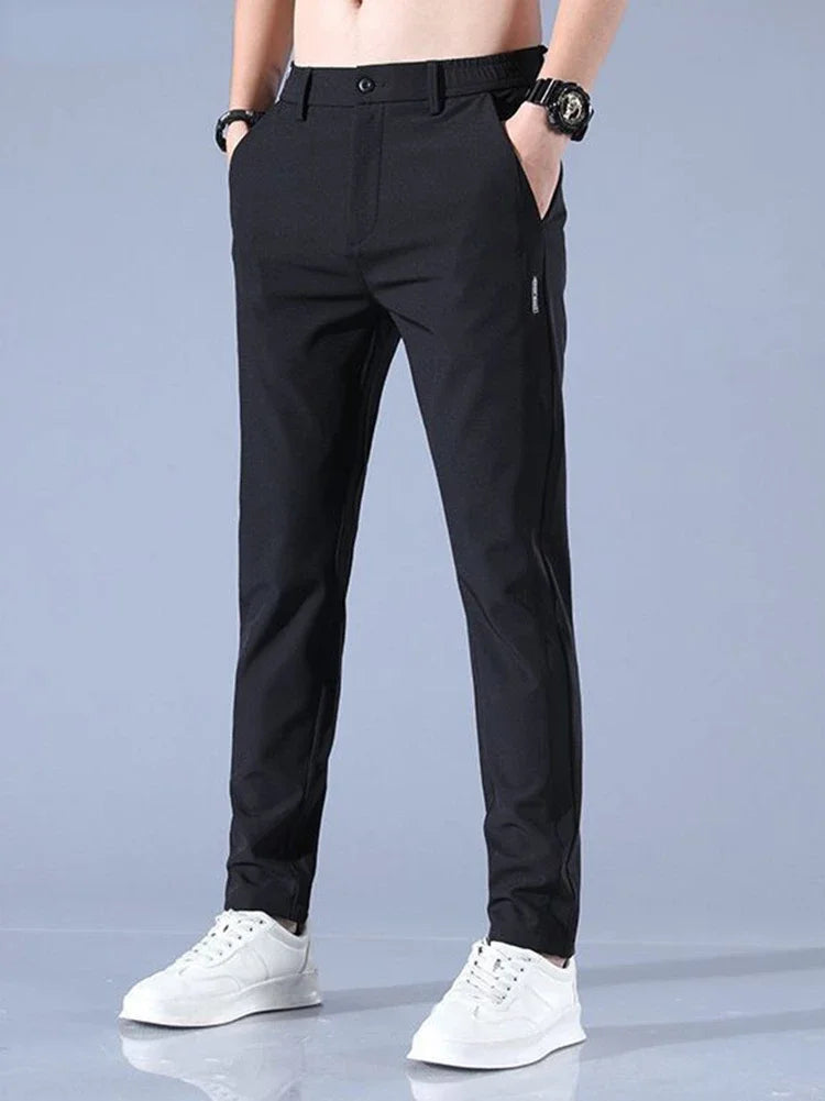 Summer Ice Silk Casual Pants