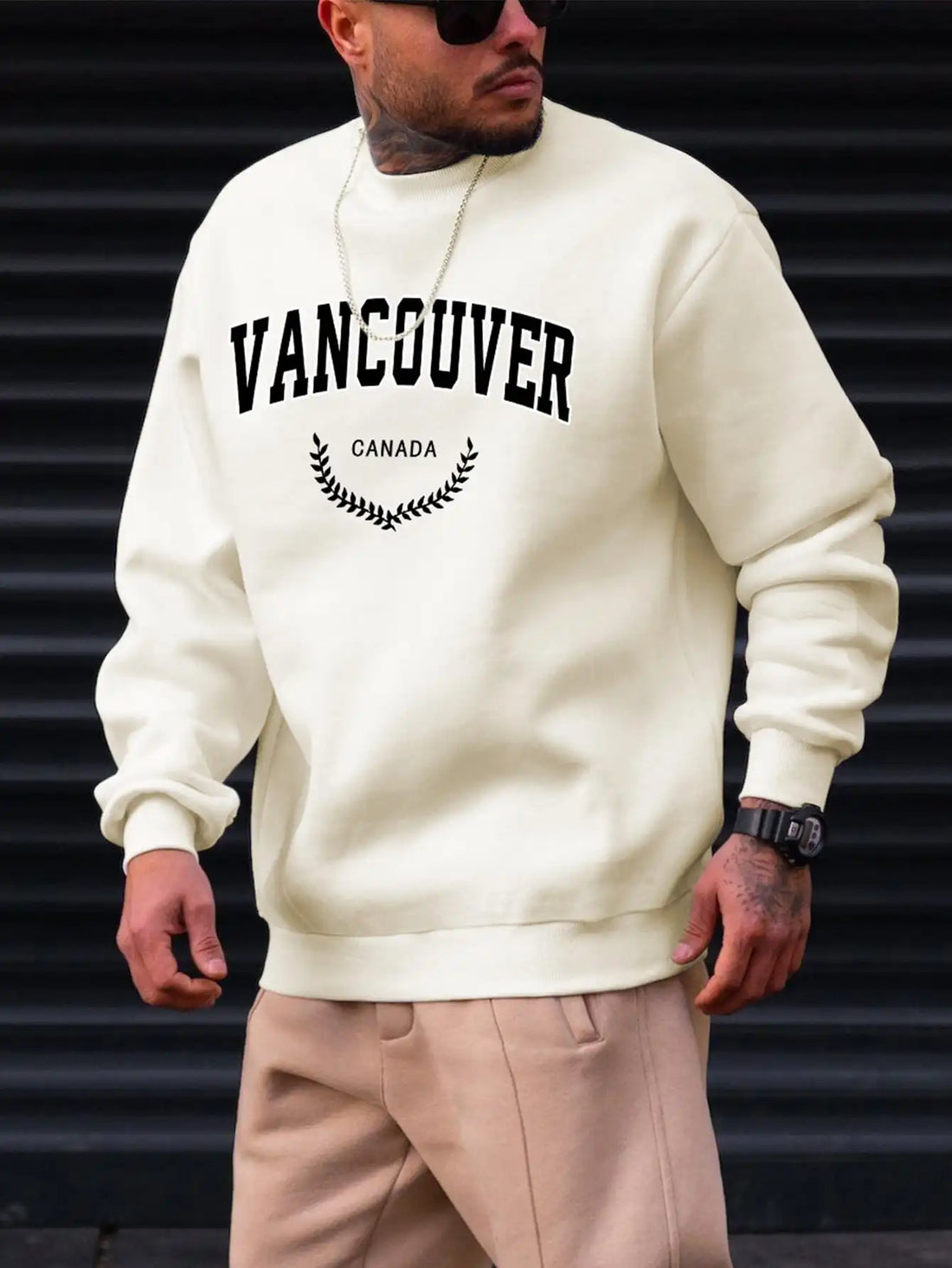 Vancouver Leaf Design Sweatshirt