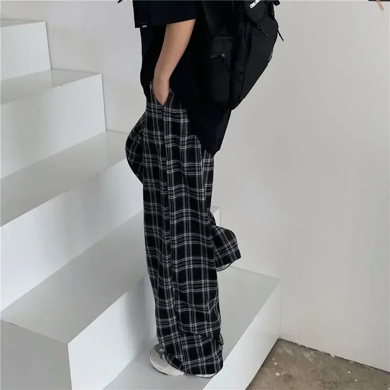 Hip-Hop Plaid Pants