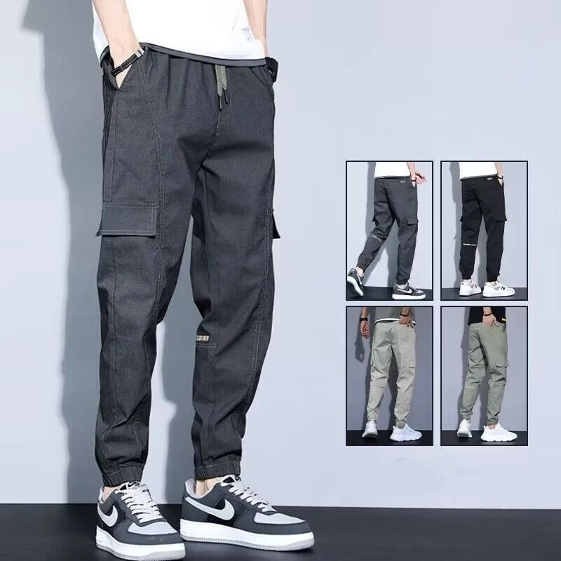 Soft Fabric Multi-Pocket Cargo Pants