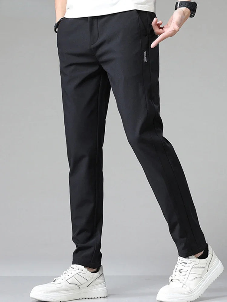 Summer Ice Silk Casual Pants