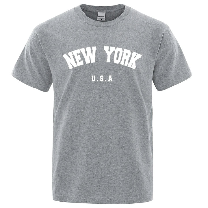 New York City Street Oversized Cotton T-Shirt