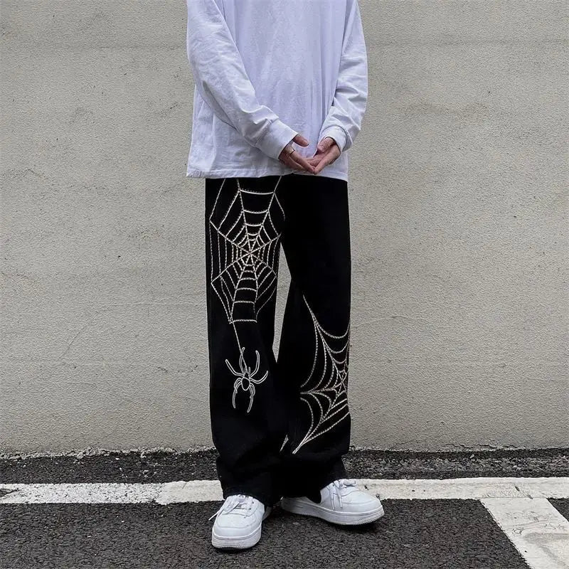 Anime Techwear Wide Leg Trousers