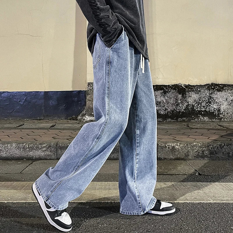 Street Hip Hop Loose Jeans