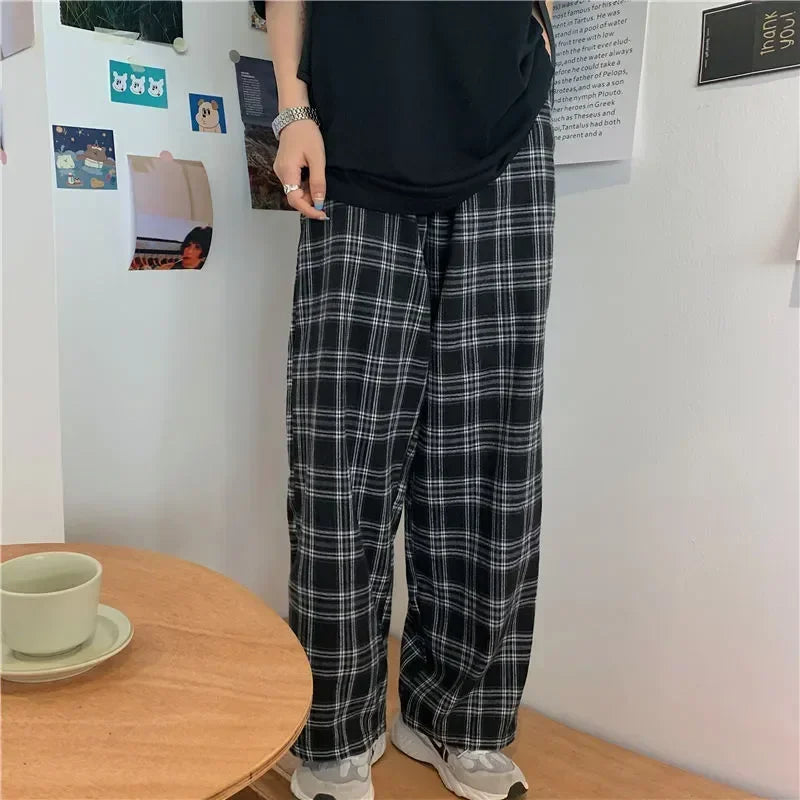 Hip-Hop Plaid Pants