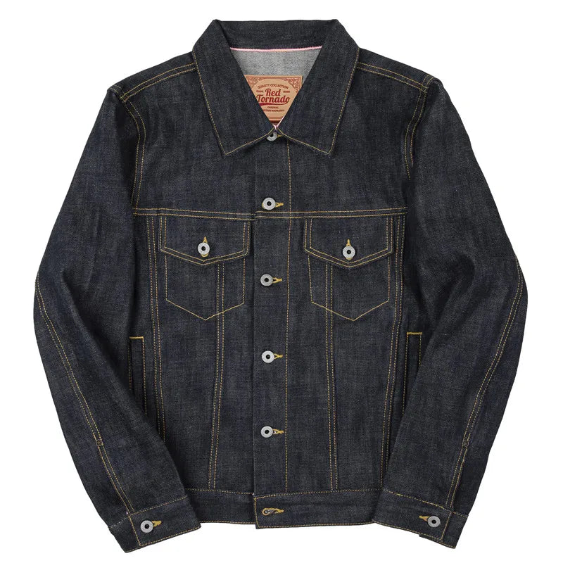 Red Tornado 16oz Selvedge Denim Trucker Jacket