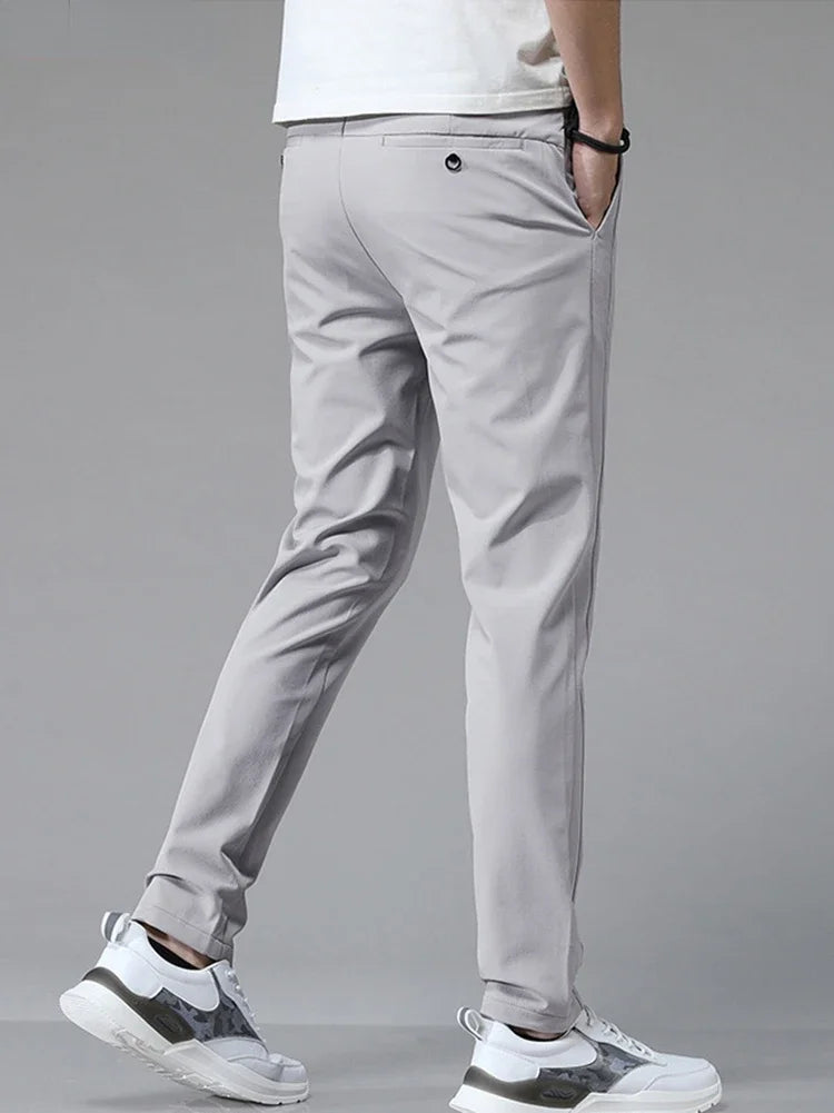 Summer Ice Silk Casual Pants