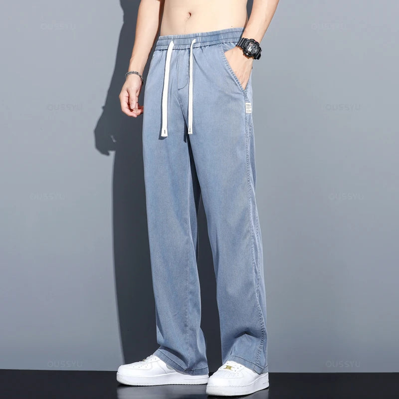 Summer Lyocell Straight Jeans