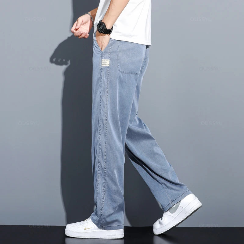 Summer Lyocell Wide Leg Jeans