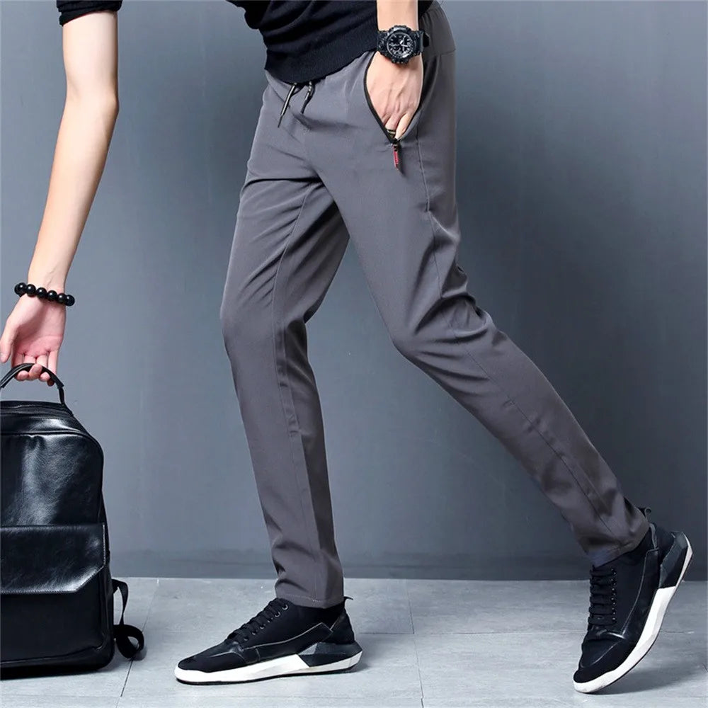 Stretch Slim Fit Casual Pants