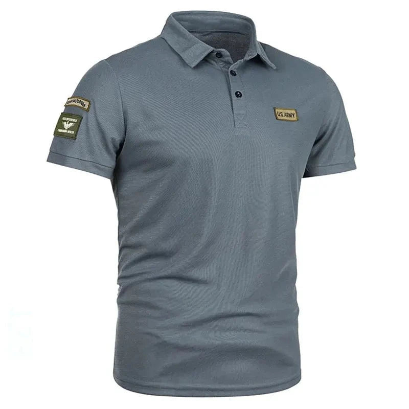 Summer Anti-Wrinkle Polo T-Shirt