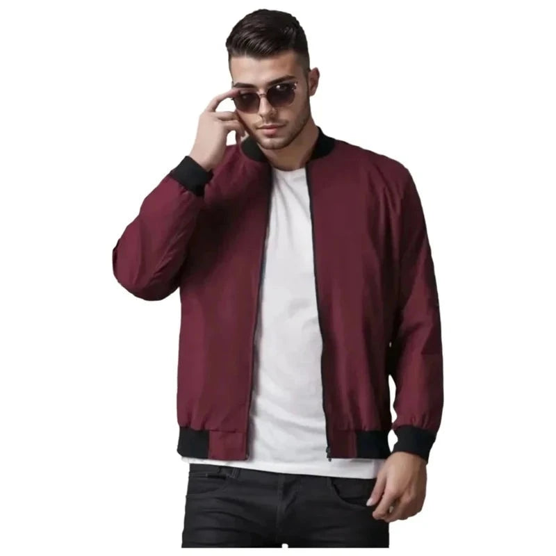 Style Statement Men's Casual Bomber Jacket