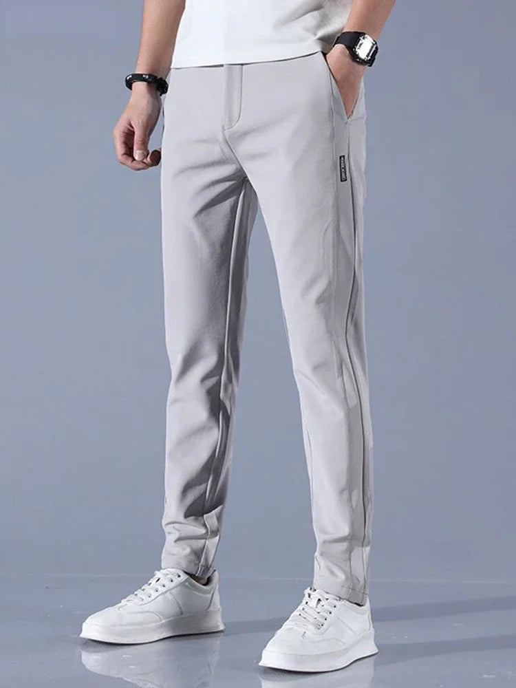 Summer Ice Silk Casual Pants